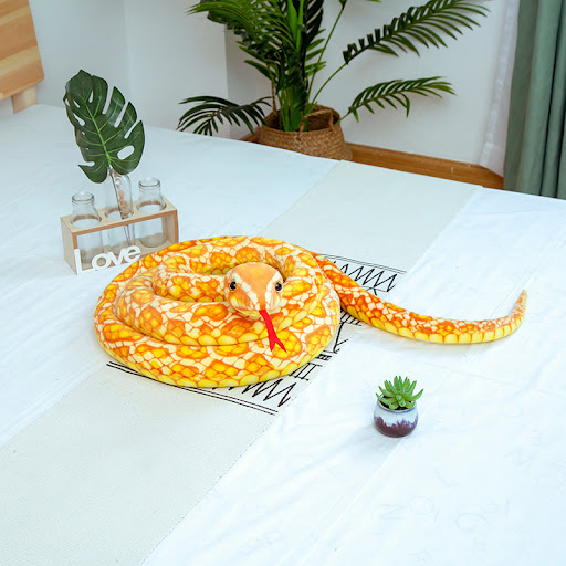 Title 5, Snake Doll Plush Toy Python Doll Soft Plushie C...