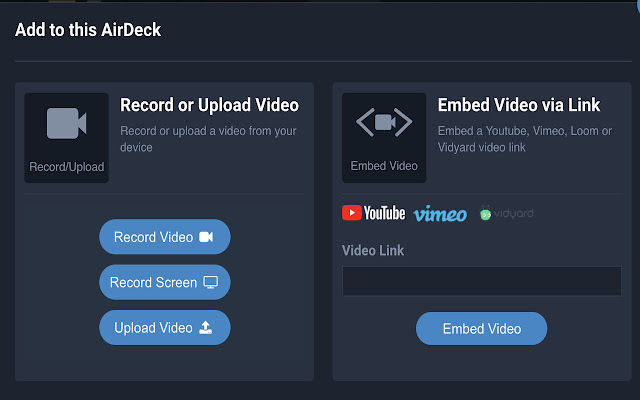 AirDeck - Screen and Video Recorder chrome extension