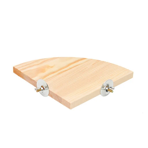 Parrot Bird Wood Perch Stand Platform Rectangle Fan-shaped Shelf Stand Board For Budgie Parakeet Cockatiel Hamster Gerbi