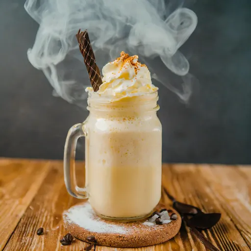 Hot Vanilla Shake [450 Ml, Mason Jar]