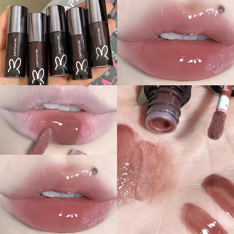 Brilho Labial Shine Moisture Nutritivo para Mulheres Hidratação e Brilho Duradouros Lábios Macios e Luminosos Maquiagem Perfeita