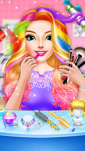 Screenshot Fashion Braid Hair Salon Games