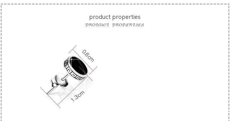 Title 3, Boucles doreilles en argent 925 simples et spl...