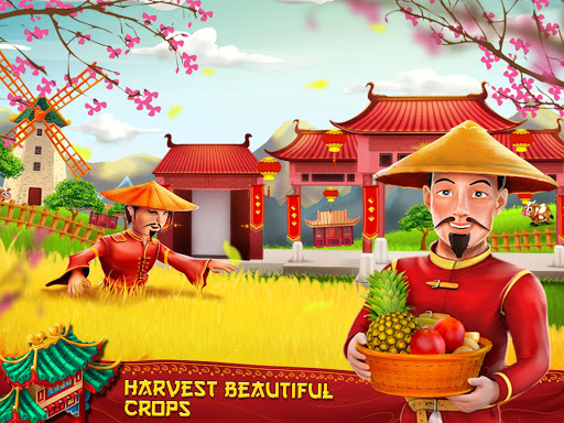 Asian Town Farm : Offline Village Farming Game