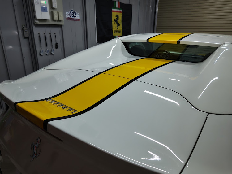 812GTSのイエローラッピング・フェラーリ812GTS・アクティブガレージに関するカスタム事例の投稿画像2枚目