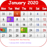 Cover Image of Herunterladen South African Calendar 2020 1.25 APK