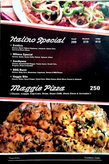 Pizza Burst Mira Road menu 