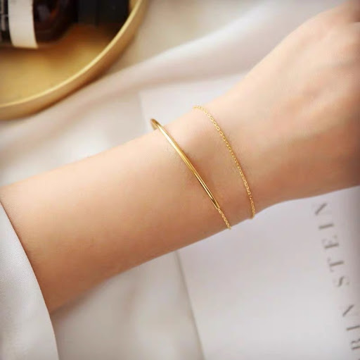 Title 2, Titanium staal damesarmband