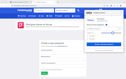 Okta Browser Plugin