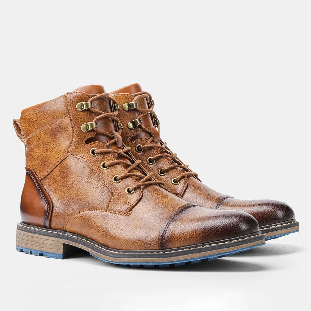 Title 6, Herren Vintage Martin Stiefel High Top Modische...