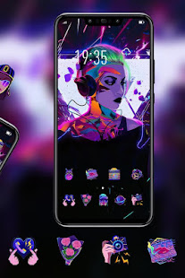 Beautiful Music Girl Theme Galaxy M20 Launcher(圖3)-速報App