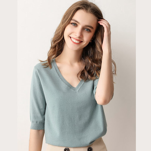Title 10, Womens Loose Spring And Summer Five-point Slee...