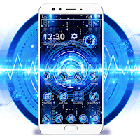 Cool Blue Gadget Technology Theme