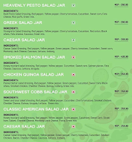 The Salad Jar menu 1