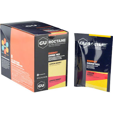 GU Roctane Energy Drink Mix: Lemon Berry, Box of 10