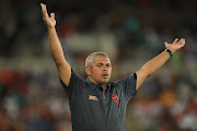 Clinton Larsen coach of Polokwane City during the Absa Premiership match between Orlando Pirates at New Peter Mokaba Stadium on January 07, 2020 in Polokwane, South Africa. 