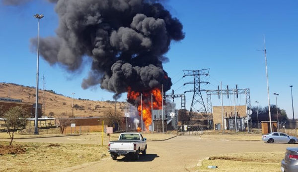 A fire at a substation in Eikenhof on August 27, 2018 has led to a power outage in parts of Johannesburg.