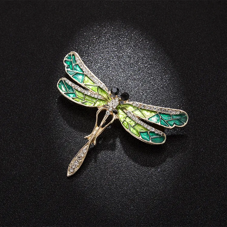 Euramerikanische Libellenbrosche Stilvoller Schmuck für Damen und Herren Detailgetreues Insektendesign Edler Modeschmuck Perfektes Geschenk für jeden Anlass.