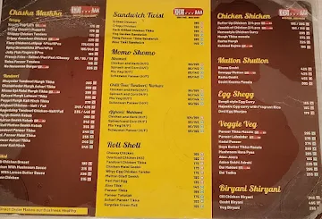 Khaa menu 