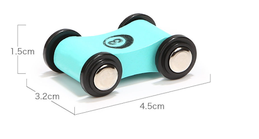 Title 1, Wooden Speed Skating Track Pull Back Mini Race ...