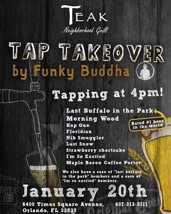 Logo for Funky Budha Tap Takeover