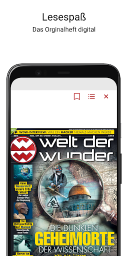 Screenshot Welt der Wunder - ePaper