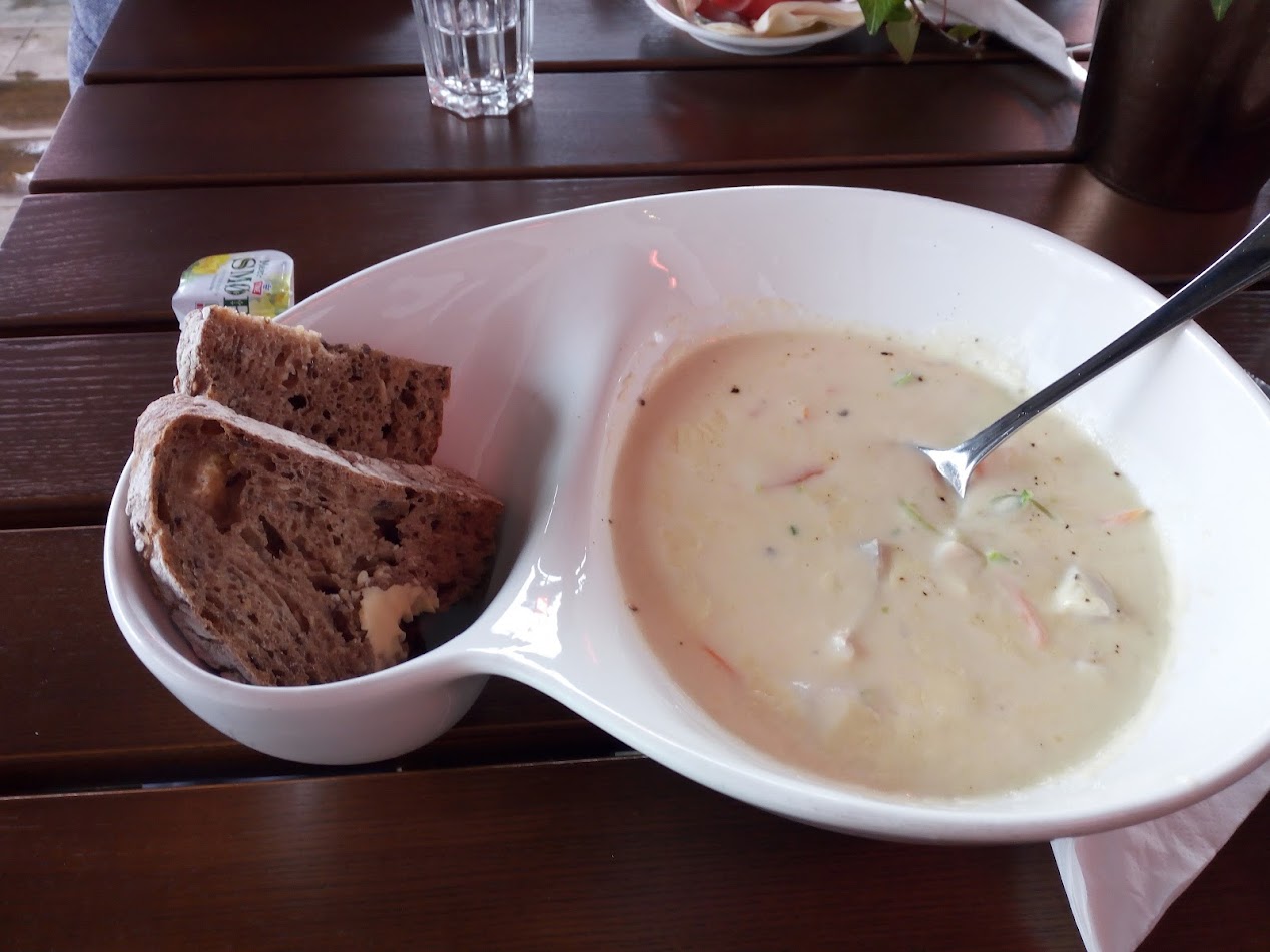 Soup fish, the first thing I ate in Svolvær!