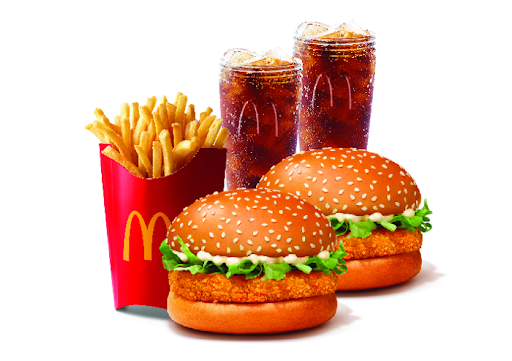 Burger Combo For 2: McVeggie Burger