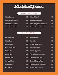 The Thickshakes menu 6