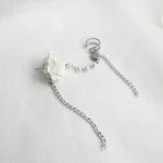 One long earring