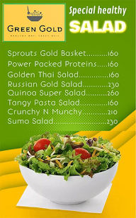 Green Gold menu 1