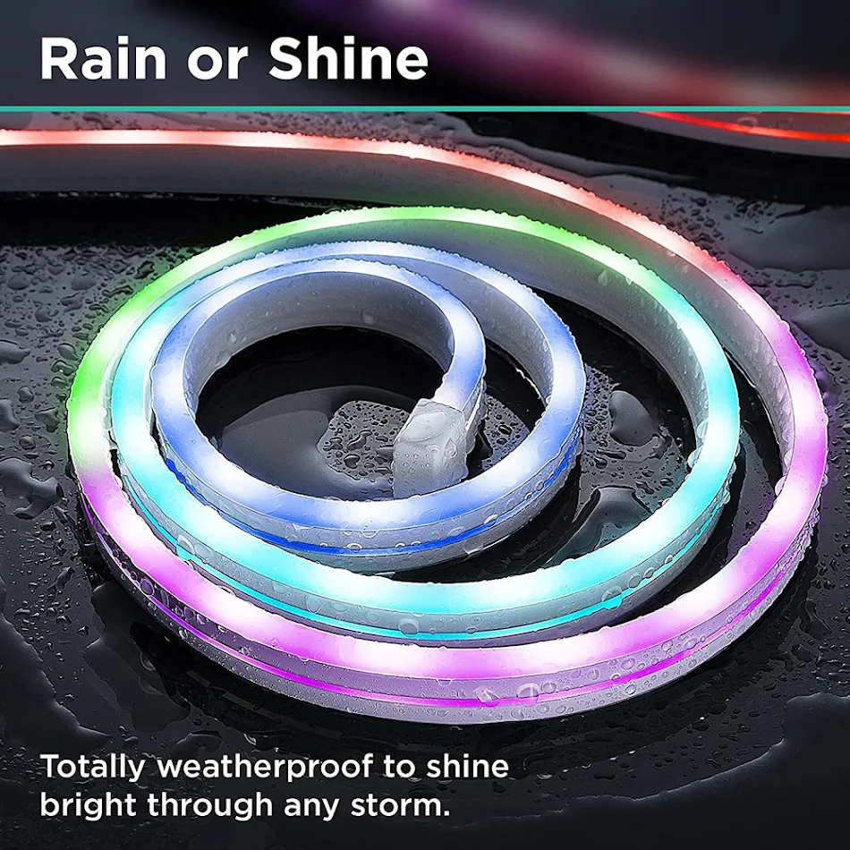 Lampe LED Graffiti Smart avec Bandeau Néon Contrôle APP Illuminez votre espace avec des couleurs vibrantes, créez des ambiances uniques et personnalisées grâce à l'application.