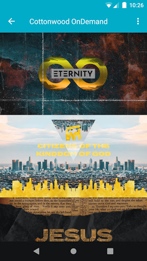 Screenshot Cottonwood Church App