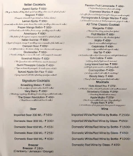 Cafe Shillong - TGA menu 1