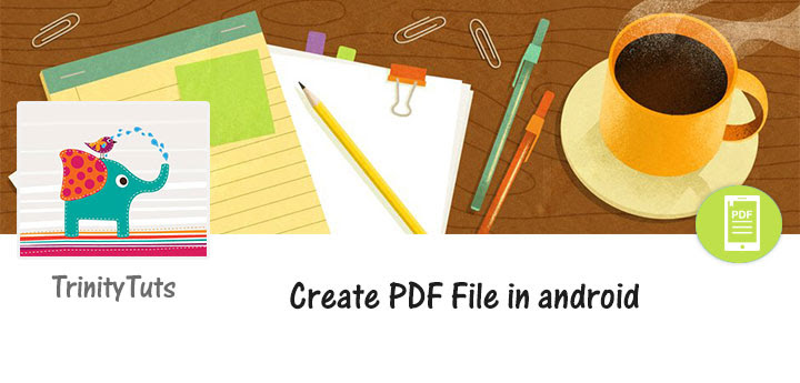 Create PDF File in android