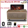 Loa Bluetooth Mini Xm - 5H Tích Hợp Radio - Loa Mini Vỏ Gỗ Vintage Công Suất Âm Thanh 8W , Âm Thanh Hifi Cực Chill