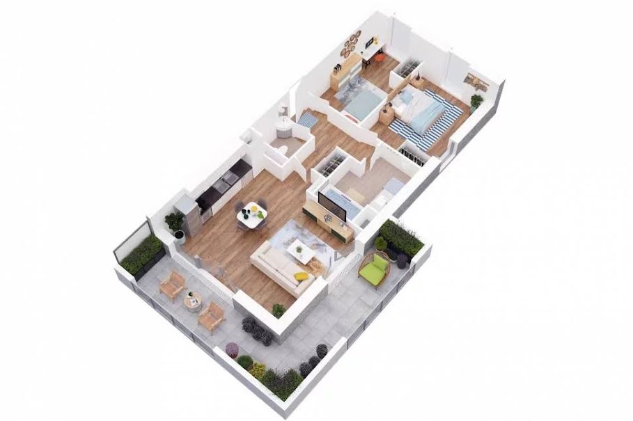 Vente appartement 2 pièces 40.47 m² à Boulogne-sur-Mer (62200), 157 000 €