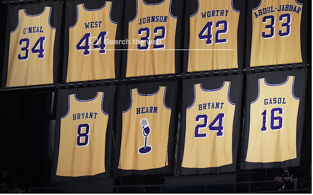 Lakers Jerseys New Tab NBA Theme