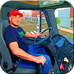 Cover Image of Скачать В вождении грузовика: Euro Truck 1.1 APK