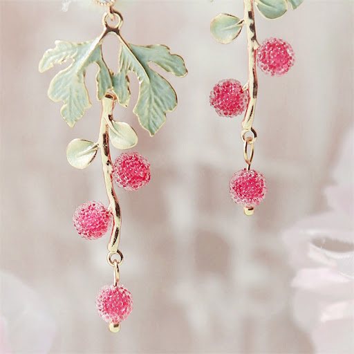Title 3, Summer Berry Sweet Cute Earrings. Add a touch o...