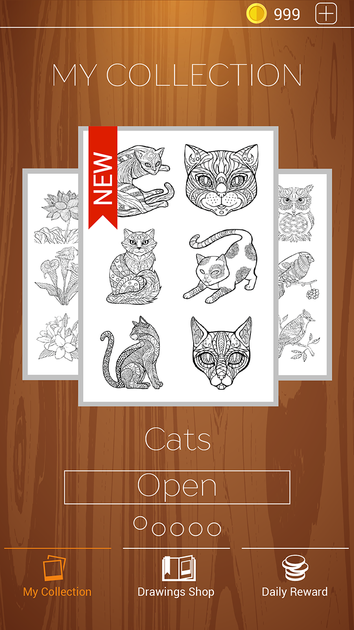 Coloring book Adults &amp; Kids Screen 2