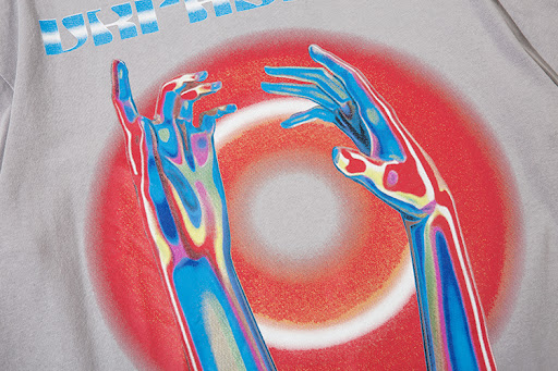 Title 7, Gesture Thermal Imaging Printed Short-sleeved T...