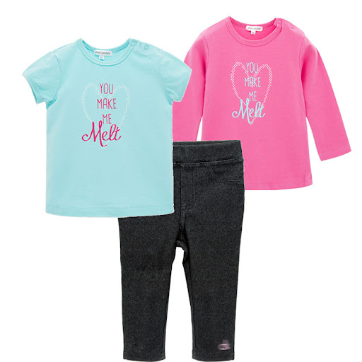 Title 3, Spring and summer baby clothes three-piece romp...