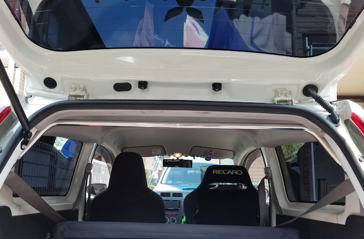 プレオバンのタワーバー取付・コイル交換・試運転に関するカスタム事例の投稿画像3枚目