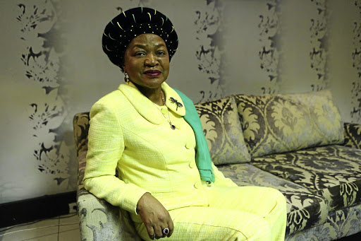 Former national assembly speaker Baleka Mbete.