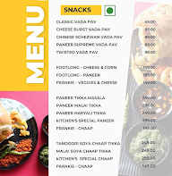 Amit Kitchen Centre menu 1