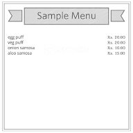 Indira Sweets menu 1