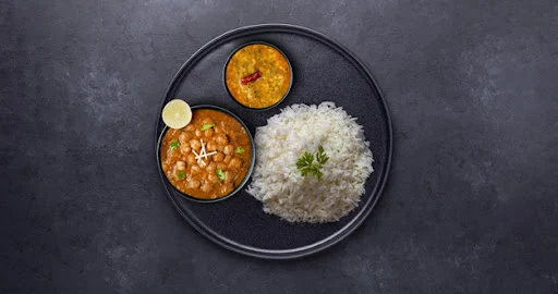 Punjabi Chole - Rice Thali