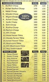 Chaap Chatore menu 1