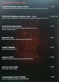 Haunted Restaurant menu 2